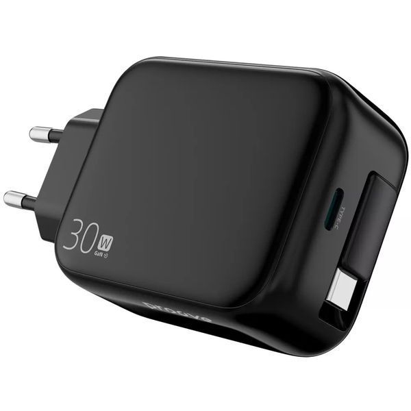 Зарядний пристрій Proove Fixtape GaN (30W) Type-C Black (WCFP30010201) WCFP30010201 фото