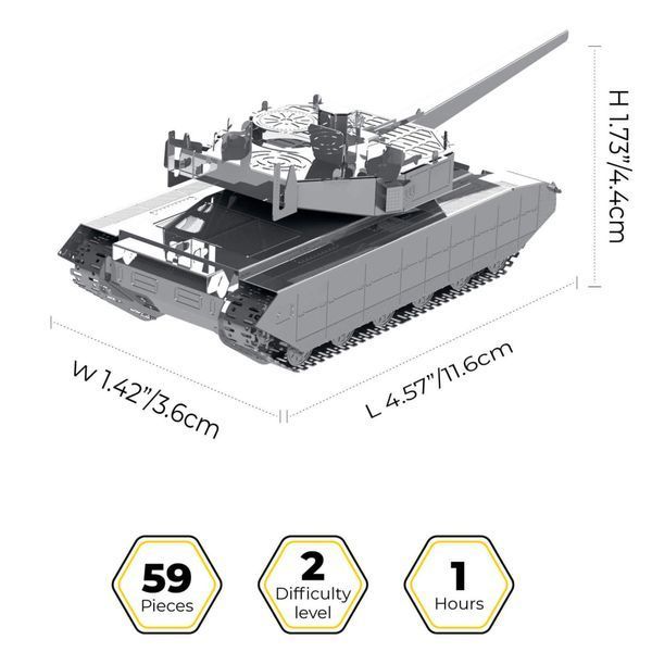 Конструктор Metal Time колекційна модель Oplot T-84 (MT058) MT058 фото