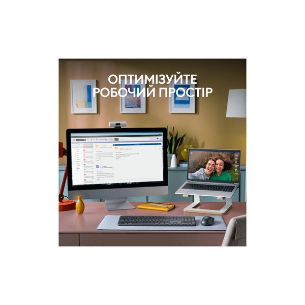 Клавіатура Logitech K950 Bluetooth/Wireless UA Off-White (920-012466) 920-012466 фото