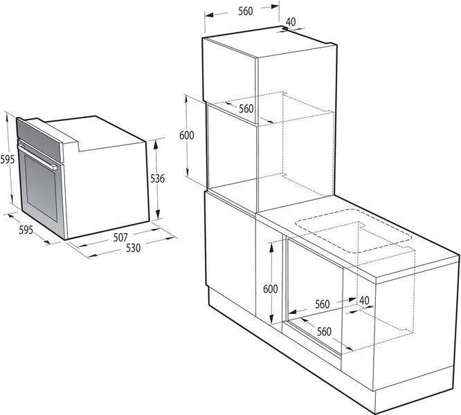Духовка Gorenje BO6635E01B BO6635E01B фото