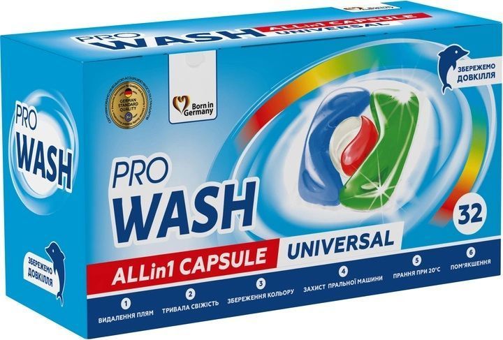 Капсулы для стирки ProWASH 32шт 4823128001997 фото