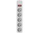 Сетевой фильтр Maxxter SPM5-G-15G 4.5 м. кабель, 5 розеток, серого цвета SPM5-G-15G фото 2