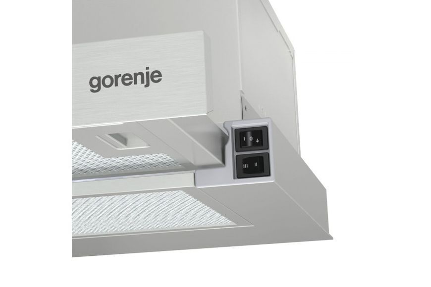 Витяжка Gorenje телескопічна, 60см, 350м.куб/год, нерж. (TH60E3X) TH60E3X фото