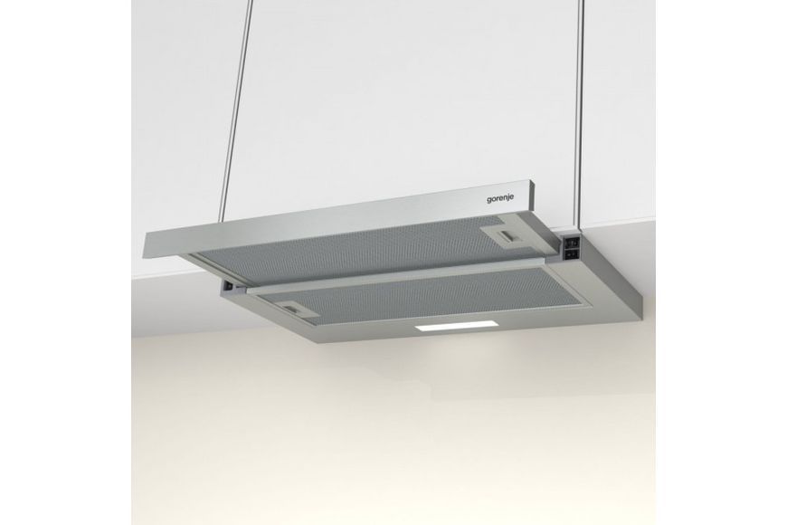 Витяжка Gorenje телескопічна, 60см, 350м.куб/год, нерж. (TH60E3X) TH60E3X фото