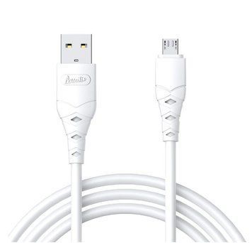 Кабель Avantis A100 Wide Power 3A Charge Data Car Micro Micro White 5f64adfd-3ffb-11ee-83be-38d54713ceda фото