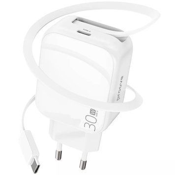 Зарядное устройство для Proove Fixtape GaN (30W) Type-C White (WCFP30010202) WCFP30010202 фото
