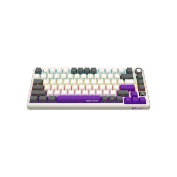 Клавіатура Lorgar KBP7075W Pro RGB Wireless/Bluetooth/USB UA Beige (LRG-KBP7075W-RT-US) LRG-KBP7075W-RT-US фото