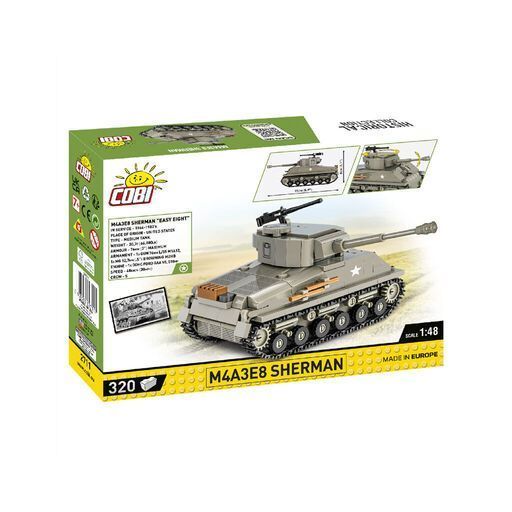 Конструктор Cobi Вторая Мировая Война Танк M4 Шерман, 320 деталей (COBI-2711) COBI-2711 фото