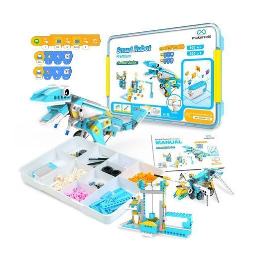 Конструктор Makerzoid Smart Robot Premium (MKZ-PF-PM) MKZ-PF-PM фото