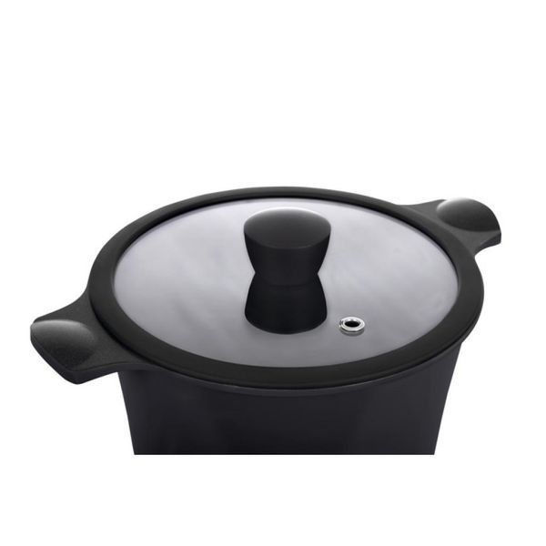 Кастрюля Ringel Zitrone black с крышкой 5,8 л (RG-2108-24/2 BL) RG-2108-24/2 BL фото