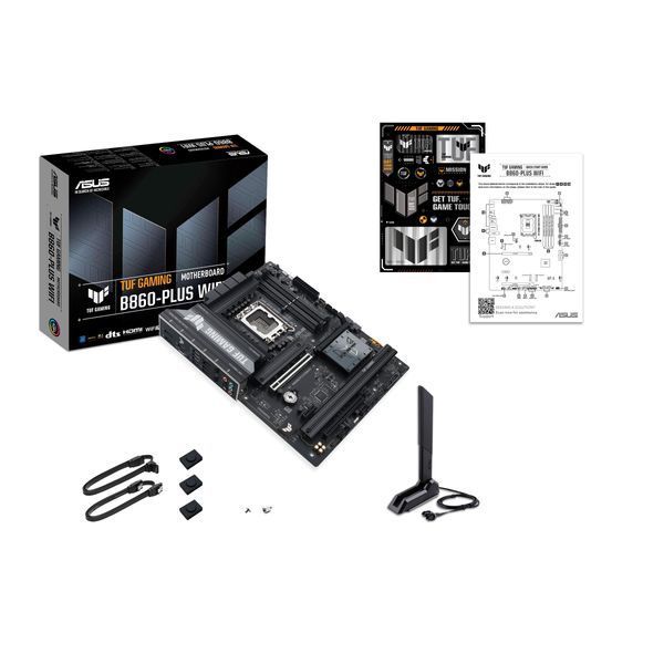 Материнcька плата ASUS TUF GAMING B860-PLUS WIFI s1851 B860 2xDDR5 M.2 DP HDMI USB Type-C Wi-Fi BT ATX 90MB1JL0-M0EAY0 фото