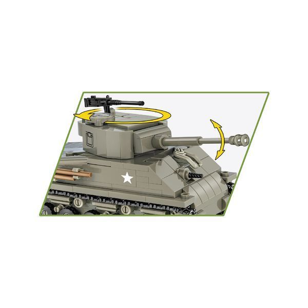Конструктор Cobi Вторая Мировая Война Танк M4 Шерман, 320 деталей (COBI-2711) COBI-2711 фото