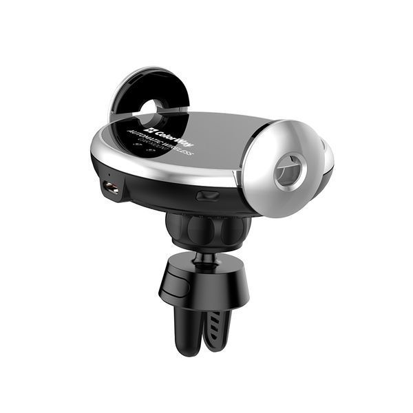 Тримач автомобільний ColorWay AutoSense Car Wireless Charger 2 15W Black (CW-CHAW036Q-BK) CW-CHAW036Q-BK фото