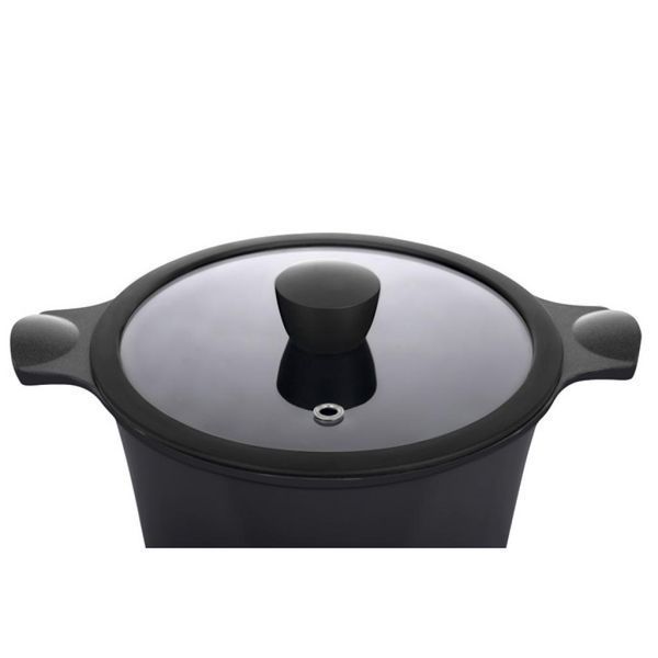 Кастрюля Ringel Zitrone black с крышкой 5,8 л (RG-2108-24/2 BL) RG-2108-24/2 BL фото