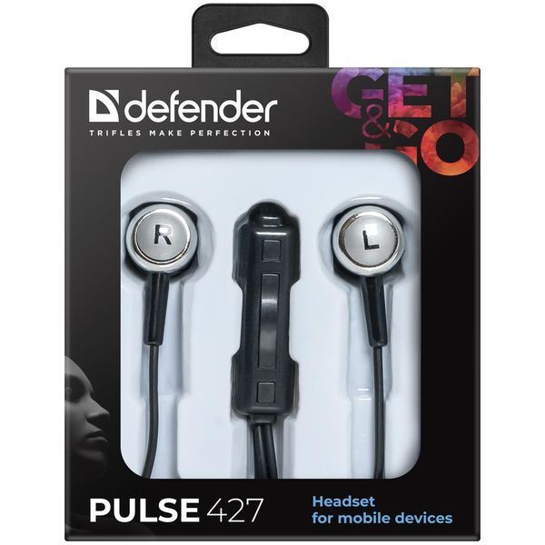 Наушники Defender Pulse 427 Black (63427) 63427 фото