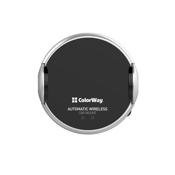 Тримач автомобільний ColorWay AutoSense Car Wireless Charger 2 15W Black (CW-CHAW036Q-BK) CW-CHAW036Q-BK фото