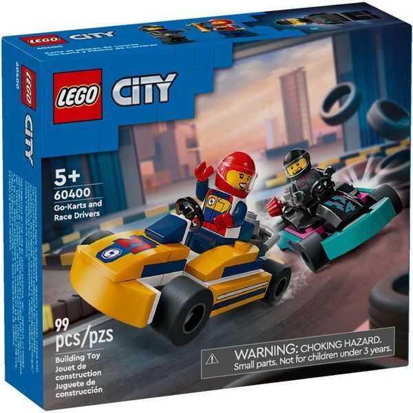 Конструктор LEGO City Картинг и гонщики 99 деталей (60400) 60400 фото