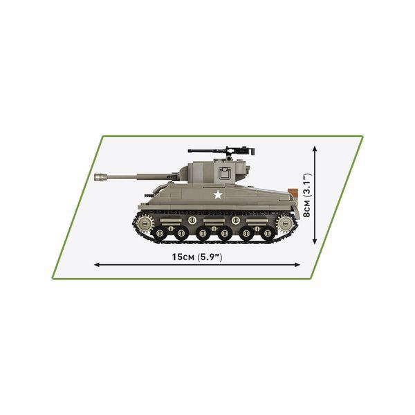 Конструктор Cobi Вторая Мировая Война Танк M4 Шерман, 320 деталей (COBI-2711) COBI-2711 фото
