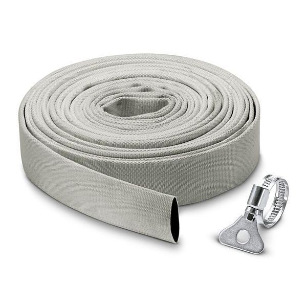 Шланг тканинний Karcher еластичний з хомутом з нержавіючої сталі, 10м 2.997-100.0 фото