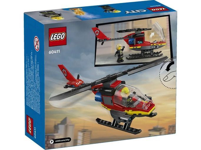 Конструктор LEGO City Пожарный спасательный вертолет (60411) 60411 фото
