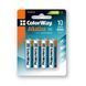 Батарейка СolorWay Alkaline Power лужні AA (4 шт) (CW-BALR06-4BL) CW-BALR06-4BL фото 3