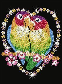 Набор для творчества BLUE Love Birds Sequin Art SA1002 фото
