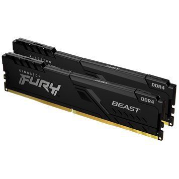 Оперативна пам'ять DDR4 2x8GB 3200MHz Kingston Fury Beast Black (KF432C16BBK2/16) KF432C16BBK2/16 фото