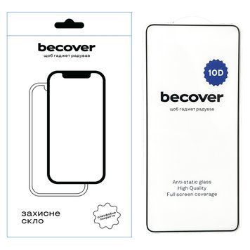 Захисне скло BeCover для Xiaomi Redmi Note 13 Pro 4G 10D (711377) 711377 фото