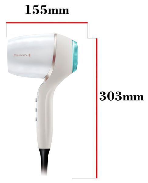 Remington Фен HYDRAluxe PRO, 2200Вт, режимов-3, дифузор, иониз-я, хол. обдув, белый EC9001 фото