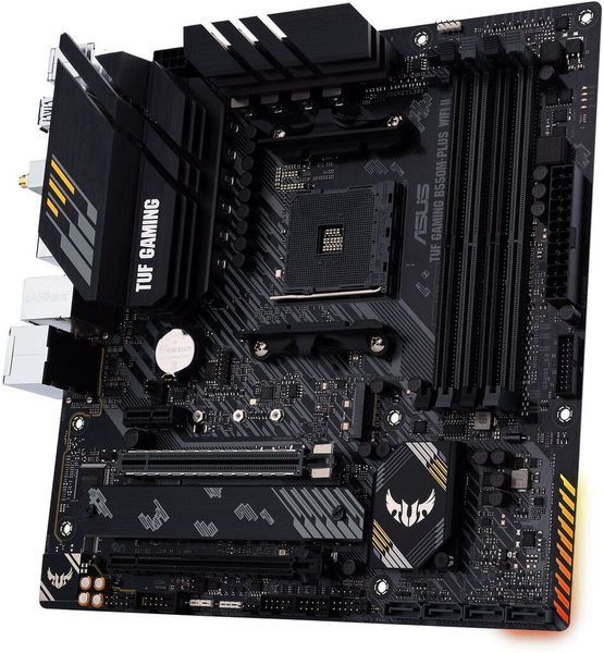 Материнcька плата ASUS TUF GAMING B550M-PLUS WIFI II sAM4 B550 4xDDR4 M.2 HDMI DP Wi-Fi BT mATX 90MB19Y0-M0EAY0 фото