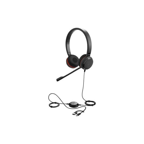 Наушники Jabra Evolve 30 II MS USB Type-C/Type-A Stereo Black (5399-823-369) 5399-823-369 фото