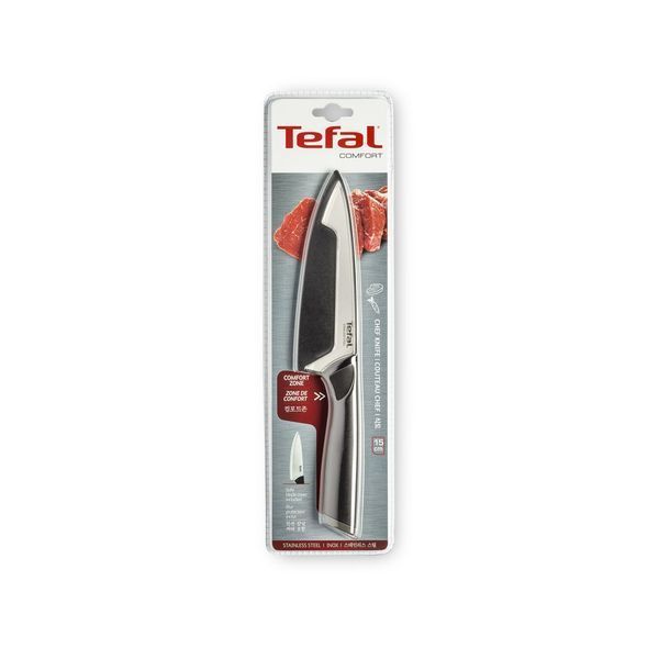 Кухонний ніж Tefal Comfort 15 см + чохол (K2213144) K2213144 фото