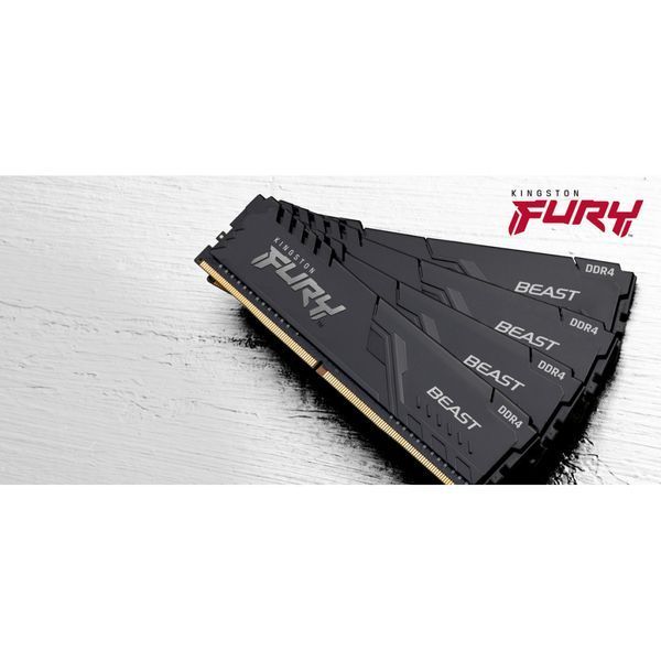 Оперативна пам'ять DDR4 2x8GB 3200MHz Kingston Fury Beast Black (KF432C16BBK2/16) KF432C16BBK2/16 фото
