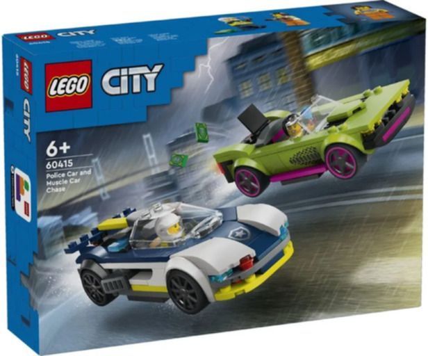 Конструктор LEGO City Преследование маслкара на полицейском автомобиле (60415) 60415 фото