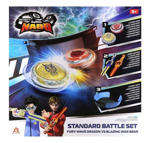 Infinity Nado Игровой набор VI Battle Set Fury Wave Dragon vs Blazing War EU654181 фото