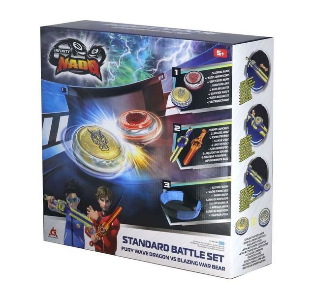 Infinity Nado Игровой набор VI Battle Set Fury Wave Dragon vs Blazing War EU654181 фото