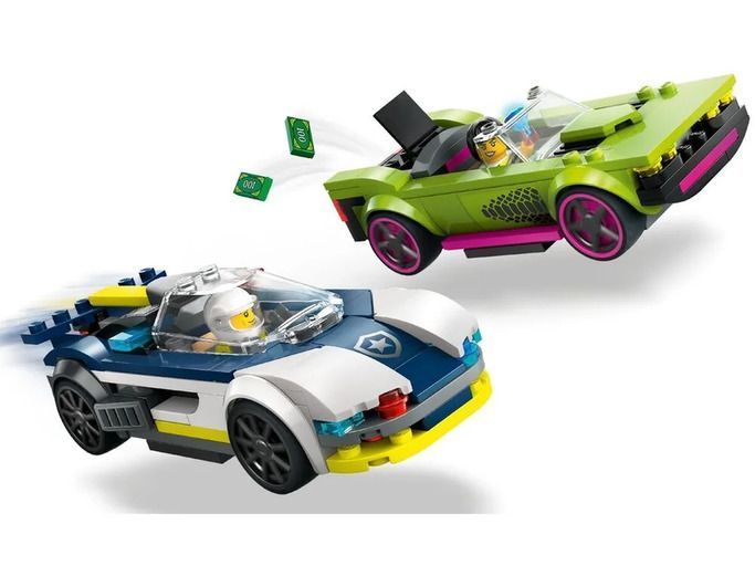 Конструктор LEGO City Преследование маслкара на полицейском автомобиле (60415) 60415 фото