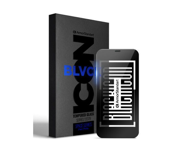Защитное стекло ArmorStandart Space Black Icon для Apple iPhone 12 Pro Max (ARM59217) ARM59217 фото