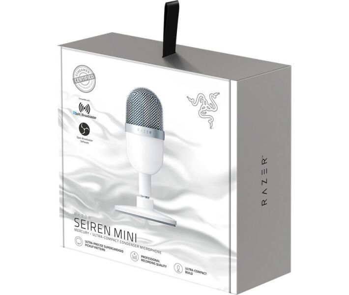 Мікрофон Razer Seiren mini Mercury (RZ19-03450300-R3M1) RZ19-03450300-R3M1 фото