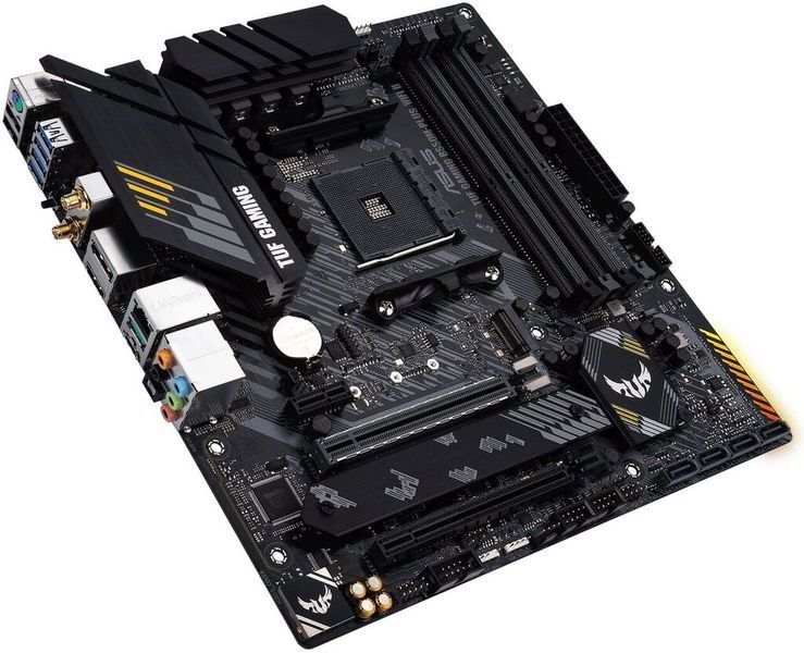 Материнcька плата ASUS TUF GAMING B550M-PLUS WIFI II sAM4 B550 4xDDR4 M.2 HDMI DP Wi-Fi BT mATX 90MB19Y0-M0EAY0 фото
