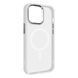 Накладка ArmorStandart Unit MagSafe для Apple iPhone 15 Pro Max Matte Clear Silver (ARM69350) ARM69350 фото 1