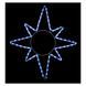 Гірлянда Delux Motif flash Star 65 х 75 см білий IP44 EN (90012985) 90012985 фото 1
