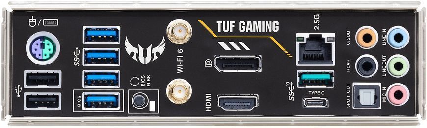 Материнcька плата ASUS TUF GAMING B550M-PLUS WIFI II sAM4 B550 4xDDR4 M.2 HDMI DP Wi-Fi BT mATX 90MB19Y0-M0EAY0 фото