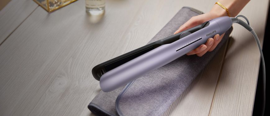Philips Випрямитель 7000 Series, темп.режимов-12, 120-230С, пластины с аргановым маслом, чехол, кера BHS742/00 фото