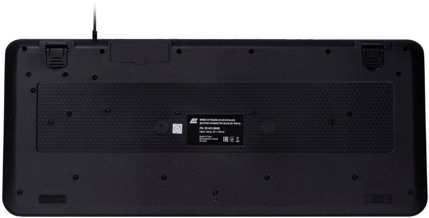 Клавиатура 2E KS109 USB Black (2E-KS109UB) 2E-KS109UB фото