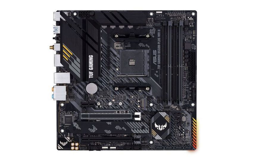 Материнcька плата ASUS TUF GAMING B550M-PLUS WIFI II sAM4 B550 4xDDR4 M.2 HDMI DP Wi-Fi BT mATX 90MB19Y0-M0EAY0 фото