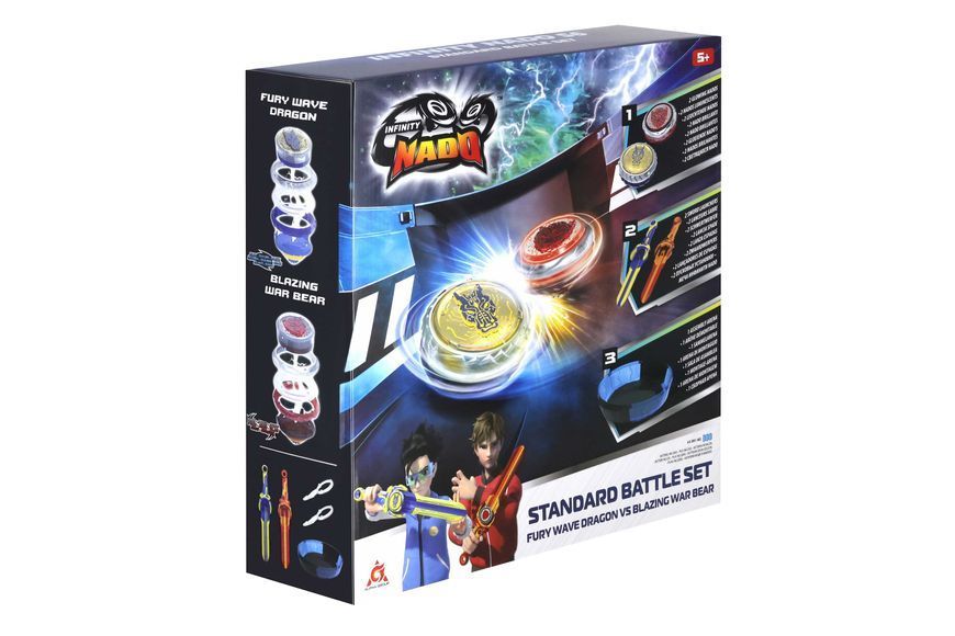 Infinity Nado Игровой набор VI Battle Set Fury Wave Dragon vs Blazing War EU654181 фото