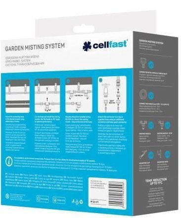 Cellfast Система туманообразования, шланг 15 м, 7 форсунок 52-271 фото