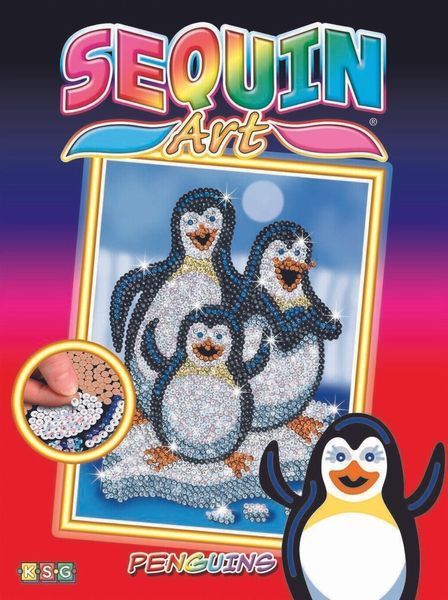 Набір для творчості RED Pepino Penguins Sequin Art SA1503 фото
