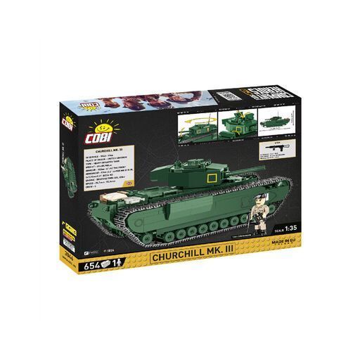 Конструктор Cobi Company of Heroes 3 Танк Mk III Черчилль, 654 деталей (COBI-3046) COBI-3046 фото